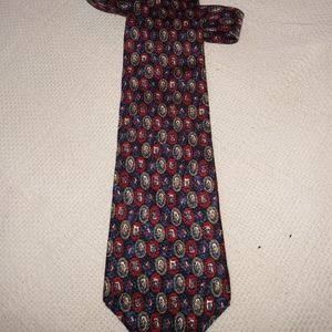 made in Italy silk neck tie VILLA BUGATTI